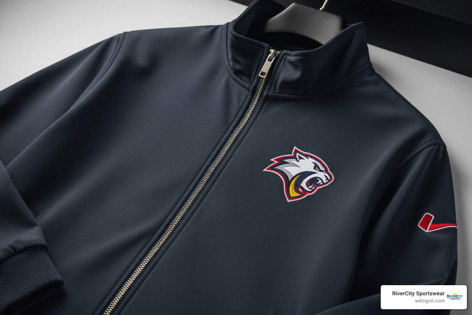 embroidered athletic jackets